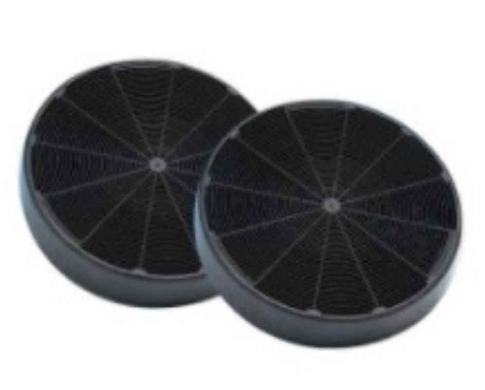 Originaler Bauknecht Beko CARBON FILTER FHP8 Hochleistungsfilter für Reinigungssysteme, zeigt den Filter in einer klaren Nahaufnahme.
