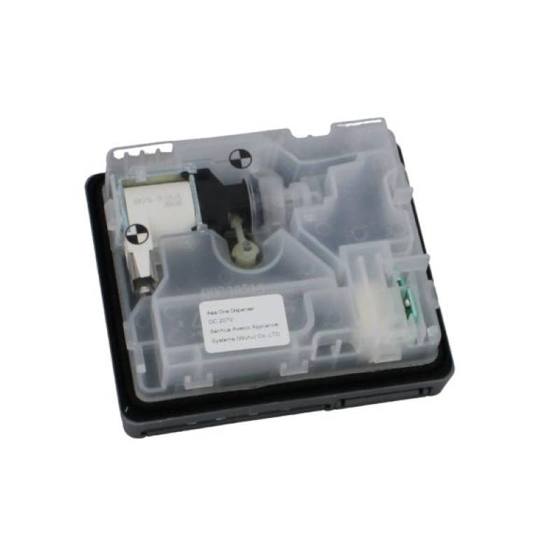 Bauknecht Beko Dosierkammer C00870334 für Waschmaschine, Originalteil, Position 6800, zeigt die weiße Kunststoffkammer