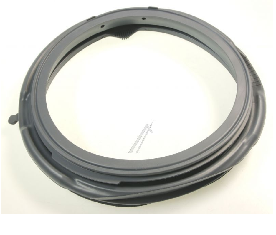 Originaler Bauknecht Beko Faltenbalg C00872417 für Waschmaschine, sichtbarer Schutzbalg in schwarzer Farbe