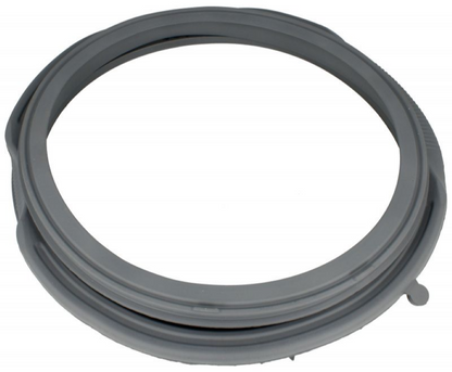 Originaler Bauknecht Beko Faltenbalg C00872418 für Waschmaschinen, als Ersatzteil, mit schwarzem Gummi und Metallklemmen