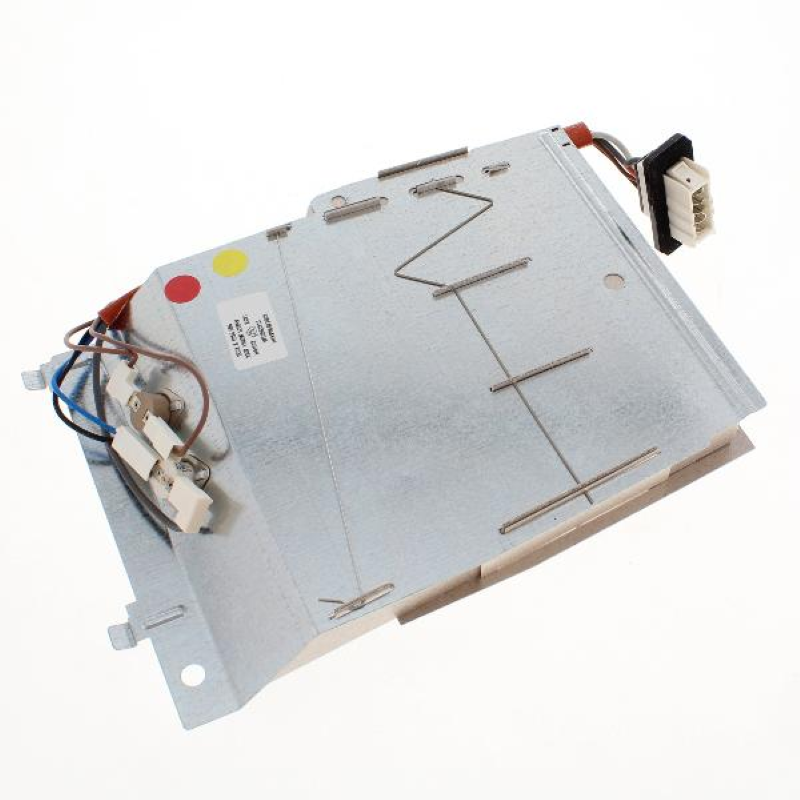 Bauknecht Beko Heizelement, 2400 W, 230 V, Original, für Haushaltsgeräte, sichtbar mit Heizspirale und Anschluss.