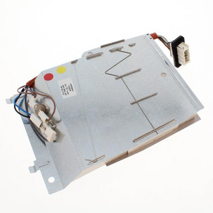 Bauknecht Beko Heizelement, 2400 W, 230 V, Original, für Haushaltsgeräte, sichtbar mit Heizspirale und Anschluss.