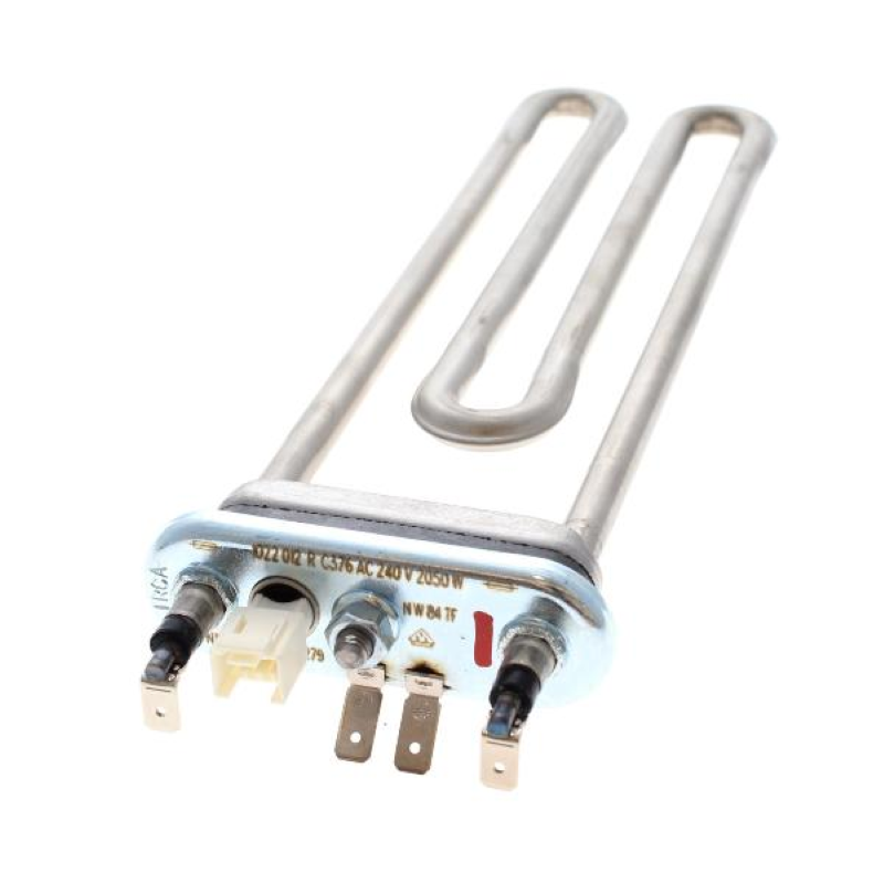 Bauknecht Beko Heizelement 240V/2050W mit NTC, original Ersatzteil, für Haushaltsgeräte, zeigt das Heizelement im Einsatz