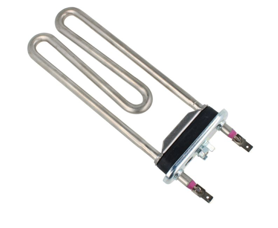 Original Bauknecht Beko Heizelement C00666026 für Heizung und Trockner, sichtbares Heizelement in weißem Gehäuse