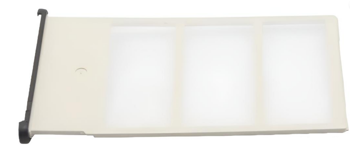 Originaler Bauknecht Beko Flusenfilter-Teil ASM, SC C00728084, für Wäschetrockner, sichtbarer Filtereinsatz in weißer Kunststofffassung