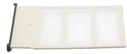 Originaler Bauknecht Beko Flusenfilter-Teil ASM, SC C00728084, für Wäschetrockner, sichtbarer Filtereinsatz in weißer Kunststofffassung