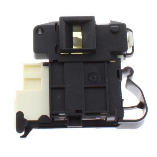 Bauknecht Beko Türverriegelung C00864812, Original Ersatzteil, sichtbar mit Metallmechanismus und Kabelanschluss