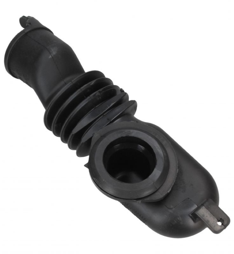 Bauknecht C00290226 Schlauch für Einspülbottich bei WD Futura Waschmaschinen, original Ersatzteil, zeigt den schwarzen Schlauch