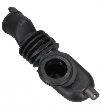 Bauknecht C00290226 Schlauch für Einspülbottich bei WD Futura Waschmaschinen, original Ersatzteil, zeigt den schwarzen Schlauch