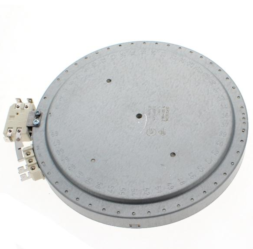 Bauknecht Heizelement für Kochzone, 230 mm, 2100 W, 2-Zonen, passend für Kochfeld, sichtbares Heizelement in der Küche