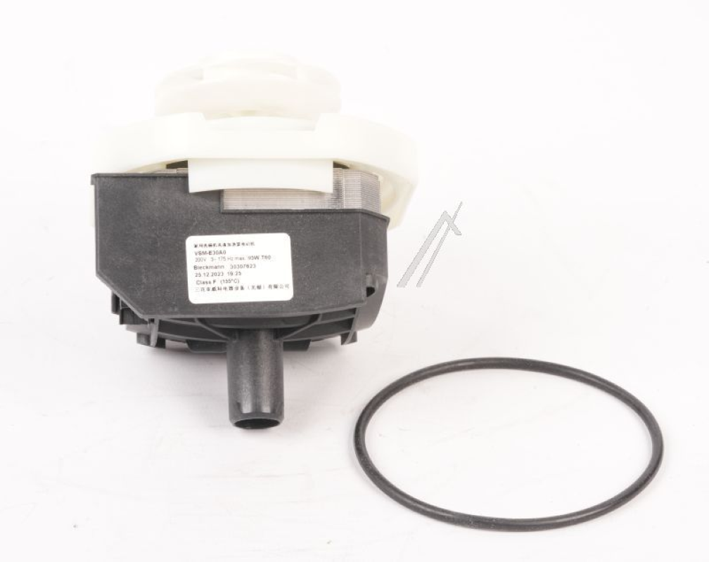 Bauknecht Umwälzpumpe KIT BLDC AWECO+ DIC 488000858286, original, mit sichtbarer Pumpe und Anschlussteilen