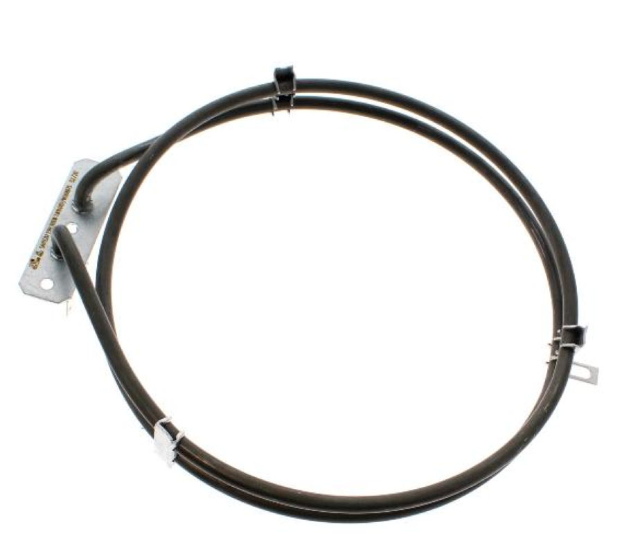 Bauknecht Heizelement für Heißluftöfen, 2000W, 230V, mit C00311196 und 480121101186 Nummer, zeigt das Heizteil.