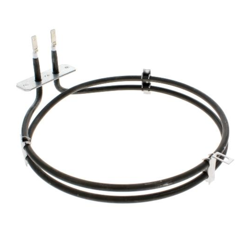 Bauknecht Heizelement für Heißluftgeräte, 2000W, 230V, C00311196, zeigt das Heizspiralelement in einem Haushaltsgerät