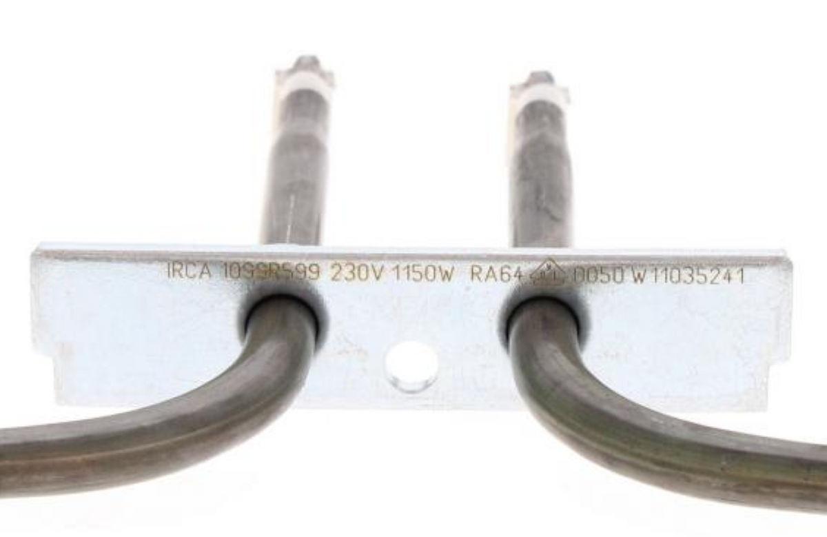 Bauknecht Heizelement unten 1150W, 230V, Original, für Haushaltsgeräte, sichtbares Heizelement in gutem Zustand