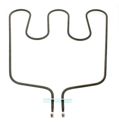 Bauknecht Heizelement Unterhitze 1150W, Originalteil, zeigt das Heizgerät mit schwarzem Gehäuse und Heizspirale.
