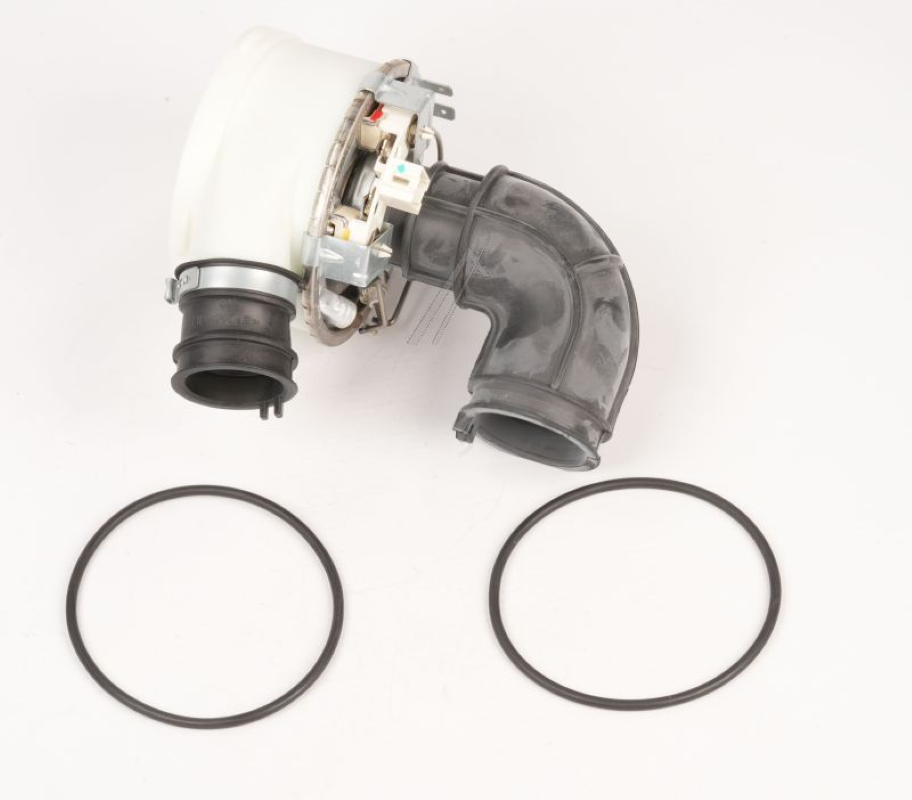 Bauknecht Heizkörper-Kit mit Schlauch und Dichtung, Modell C00857579, für Heizsysteme, inklusive Verbindungsschläuchen und Dichtungen