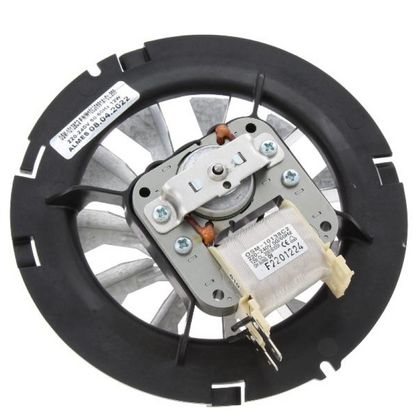 Original Bauknecht Kuhlventilator Assembly C00311028, sichtbar mit Lüfterflügel und Anschluss, für Kühlschrank oder Gefriergerät