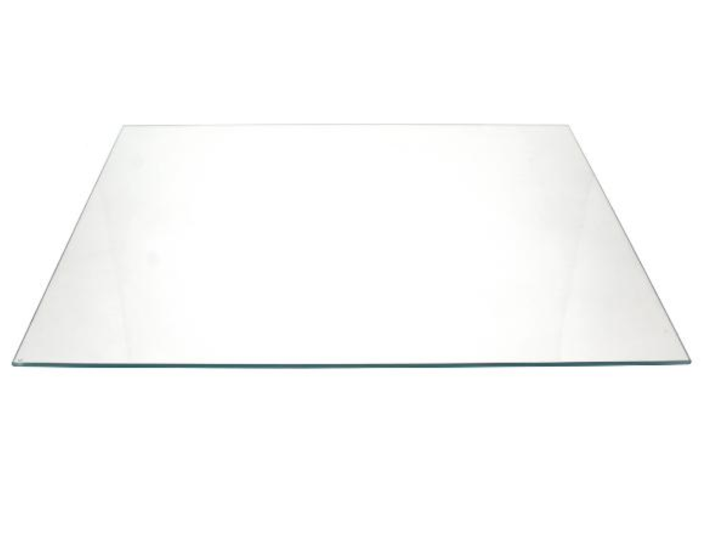 Bauknecht Glasplatte innen, original Ersatzteil C00312271, für Küchengeräte, klare Innenscheibe aus Glas