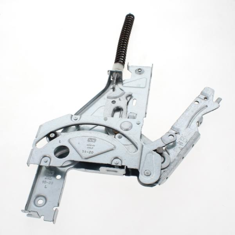 Bauknecht Schiebe Scharnier Links C00633077, Originalersatzteil, sichtbarer Teil des Scharniermechanismus für Geräte.