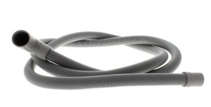 Bauknecht Spiralschlauch für Abfluss, 2050 mm lang, original Ersatzteil, flexible Wasserleitung, geeignet für Bauknecht Geräte