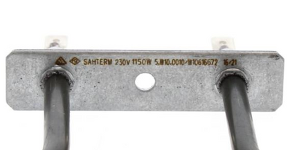 Bauknecht Unterhitzeofen mit 1150W Leistung, 230V, Original C00324022, zeigt das Heizgerät von oben.