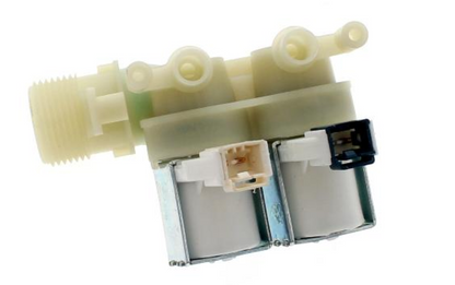 Bauknecht Zweiwegiges Elektroventil, 7 Liter, RST2,5, C00110333, für Haushaltsgeräte, sichtbares Ventil mit Anschlüssen