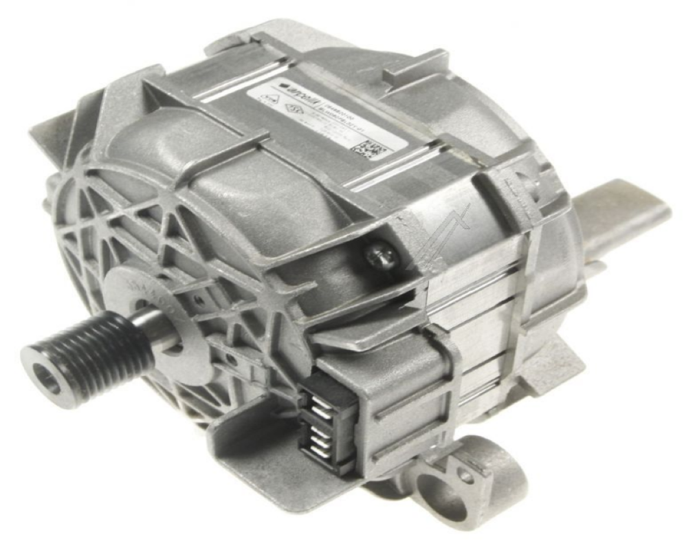 Originaler Bauknecht Motor Atlas 32mm, passend für Beko und Bauknecht Geräte, zeigt den Motor mit Kabelanschluss.