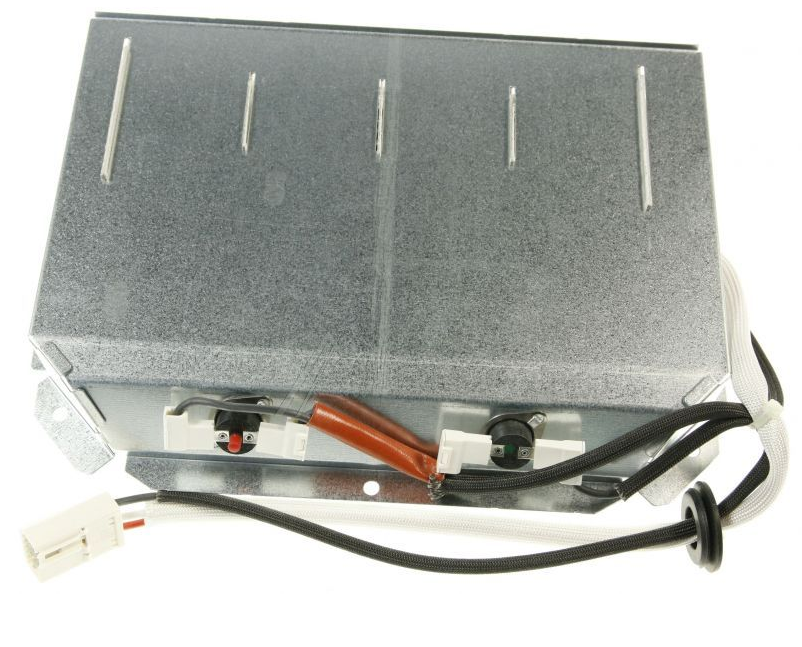 Original Beko IRCA Heizelement, 2300W, 230V, komplett, für Heizungen, zeigt das Heizgerät mit Heizelement.