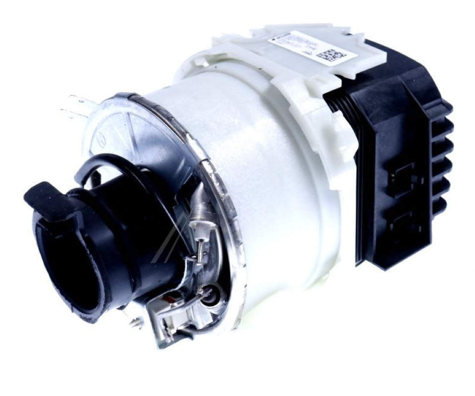 Originaler Beko Umwälzmotor Lava Motor Group 1765130100, technische Ansicht des Waschmaschinenmotors