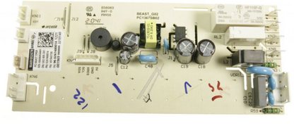 Original Beko Zeitschaltuhr 267480014, kompatibel mit Grundig und Arcelik, zeigt Bedienfeld und Zeitschaltuhr-Mechanismus