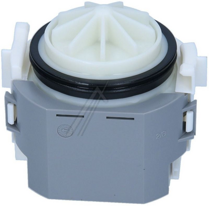 Bosch Siemens BLP3 Laugenpumpe 00631200, originale Waschmaschinenpumpe mit Kabelanschluss, sichtbares Produkt im Bild