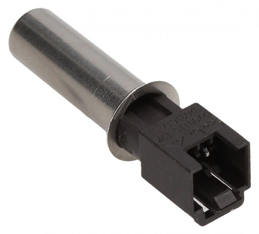 Original Bauknecht NTC Temperaturfühler ELTH Tür-2790115-12K, C00858082, für Elektrogeräte, zeigt den Sensor mit Kabel.