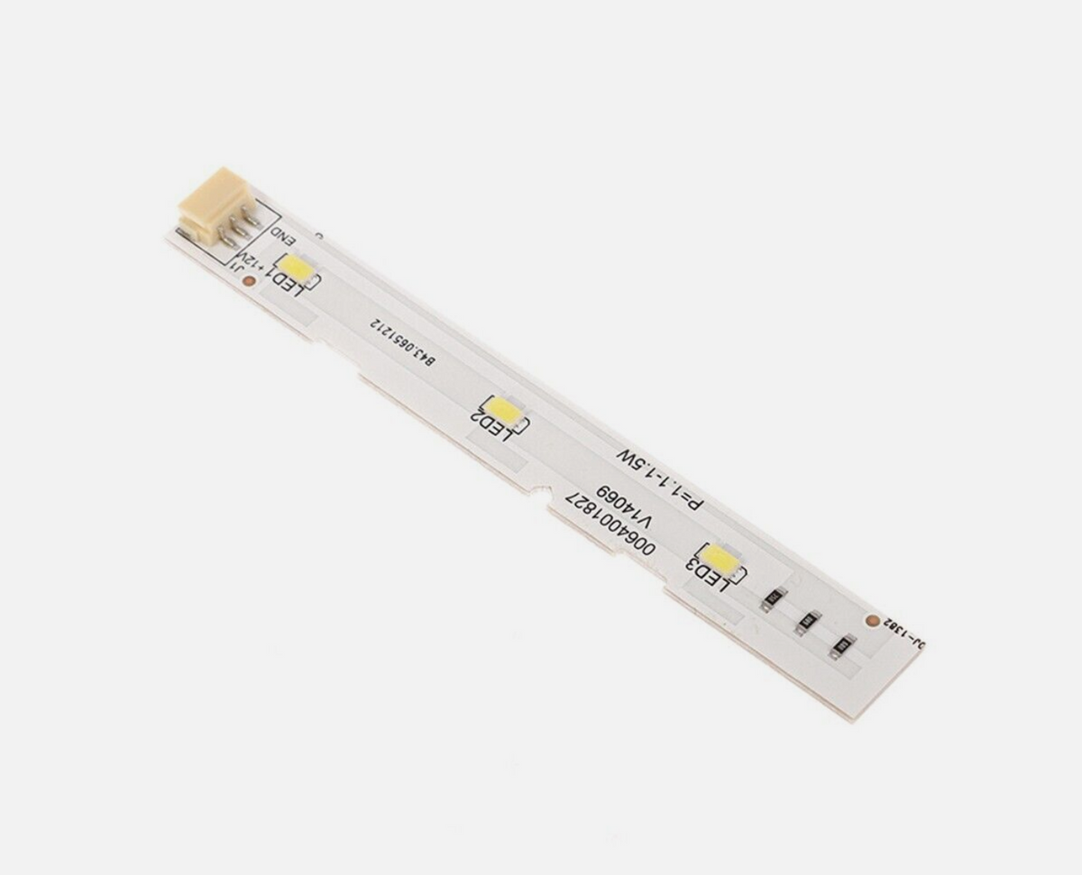 Gorenje Oberes Licht, Ersatzteil mit Modellnummer 0064001827, zeigt das obere Beleuchtungselement in der Verpackung