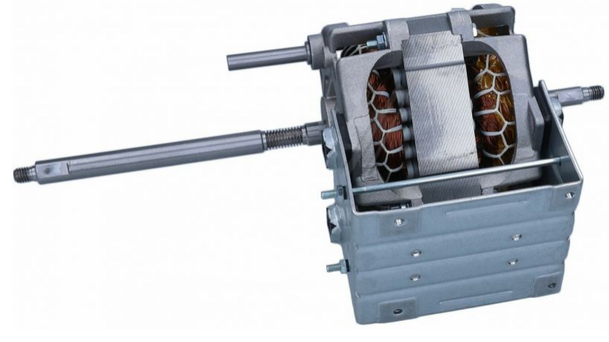 Gorenje Elektromotor 431643 für Welling YXH130-2(L) AL, zeigt den Motor in einer technischen Ansicht