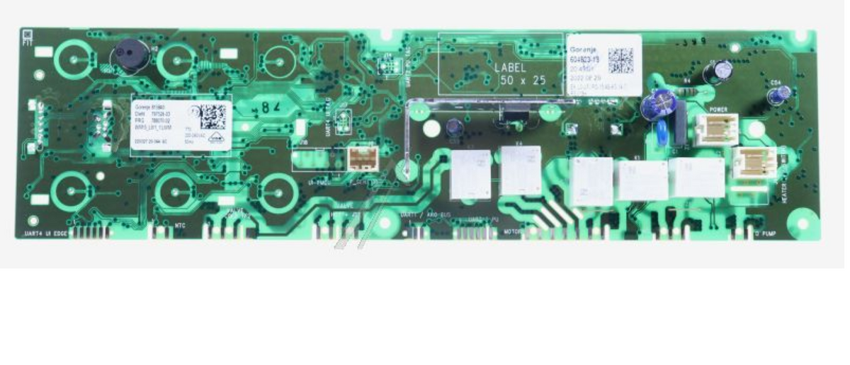 Gorenje Waschmaschine Bedienfeld Elektronik, Steuerungskonsole mit Tasten und Display für Modell 604823