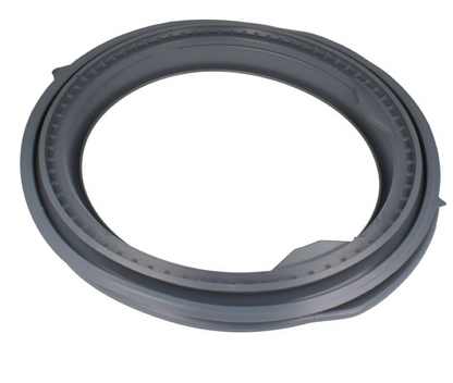 Original Gorenje Türdichtung für Waschmaschine HK2227499, zeigt die Gummidichtung in montiertem Zustand.