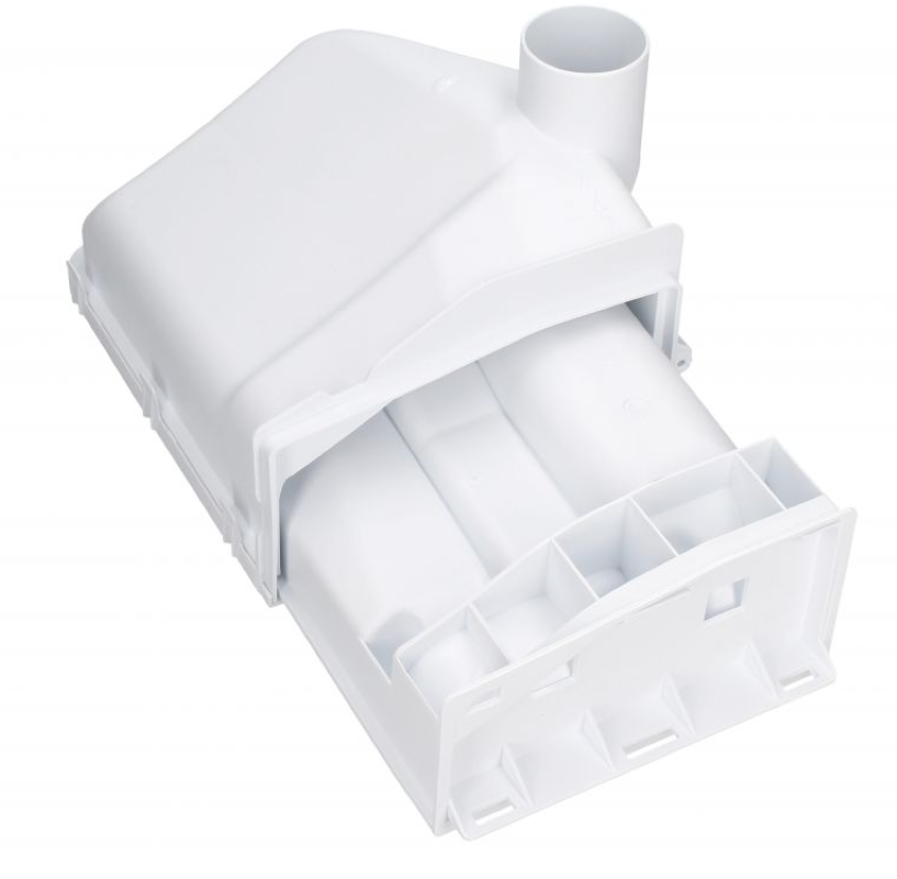 Gorenje Waschmitteleinspülkasten Einspülkammer mit Modellnummern 579169, 865318, 865351, sichtbarer Einspülkammer.