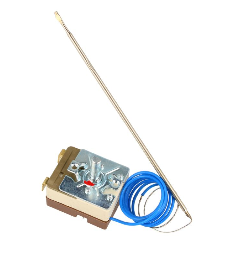Gorenje Backofen-Thermostat WYE-292-0002, Originalersatzteil für Gorenje Backöfen, sichtbar mit Anschluss und Bedienelementen