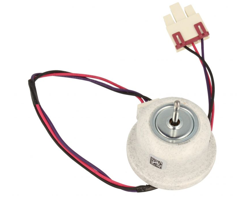Gorenje ZWF-30-3 Lüftermotor, 12V DC, 2,5W, original, für Waschmaschine, zeigt den Motor in der Nahaufnahme