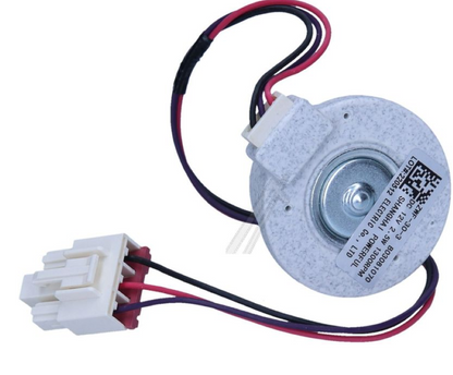 Gorenje Lüftermotor 12V DC, 2,5W, original für ZWF-30-3 Waschmaschine, klar sichtbar in der Abbildung