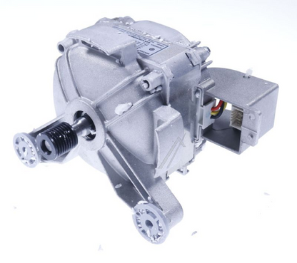 Original Haier Motor 220V/240V/50Hz, Modell 0024000389CA, sichtbar mit Kabelanschlüssen, für Haushaltsgeräte.