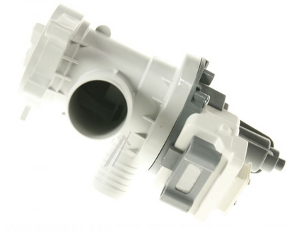 Hisense K1992064 Abflusspumpe für Waschmaschine, B12-6A, sichtbare Pumpe mit Schläuchen und Anschlussdetails