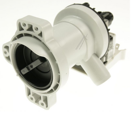 Midea Abflusspumpe für Waschmaschine, Modell TP-65-25-2-39L, zeigt die Pumpe in einer technischen Ansicht.