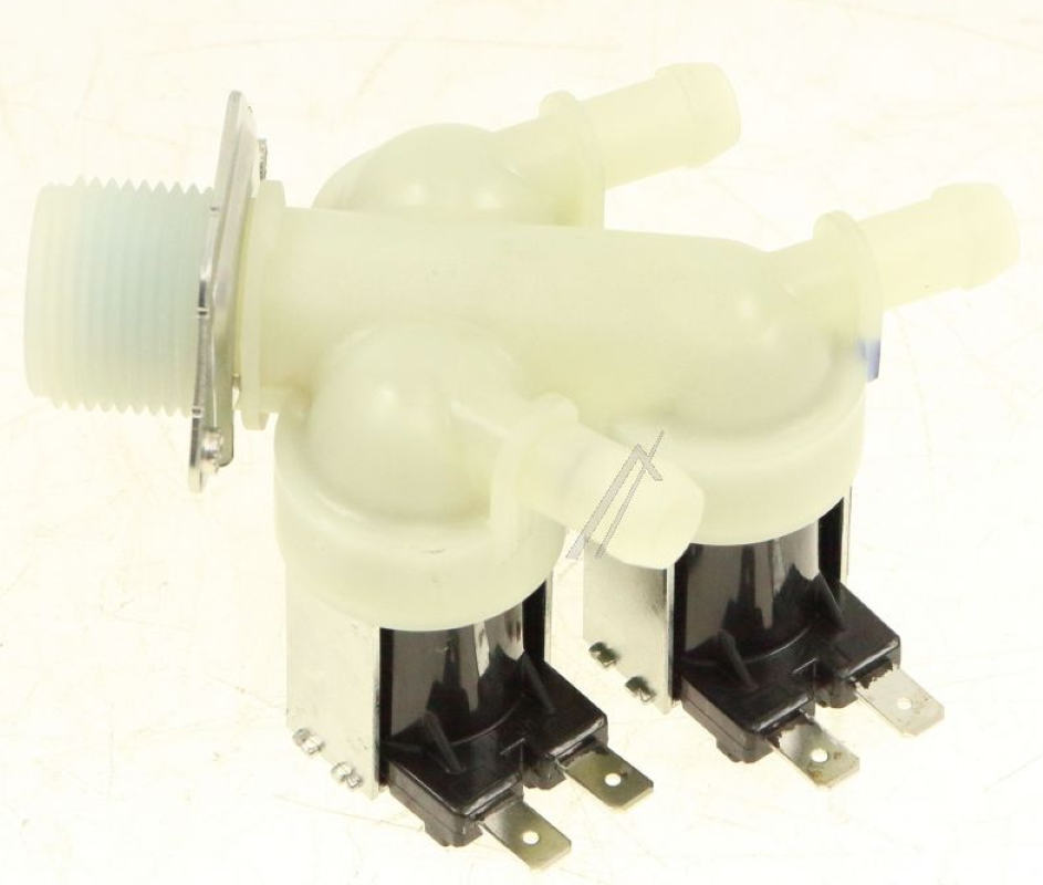 Originales Midea FPE 005G Wassereinlaufventil, robustes Bauteil für Wasserinstallationen, in der Verpackung.