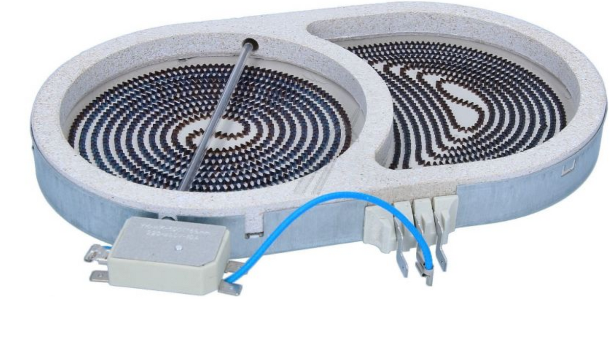 Midea Zweikreis-Strahlungsheizkörper 2000W, oval, leistungsstark und energieeffizient, für schnelle Wärme in Räumen