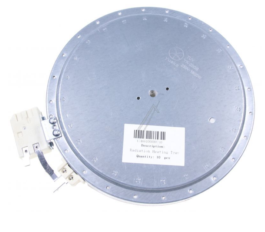 Midea YK-200S Strahlungsheizkörper mit 1800W, Kochfeld, original, langlebig und effizient für schnelle Wärme.