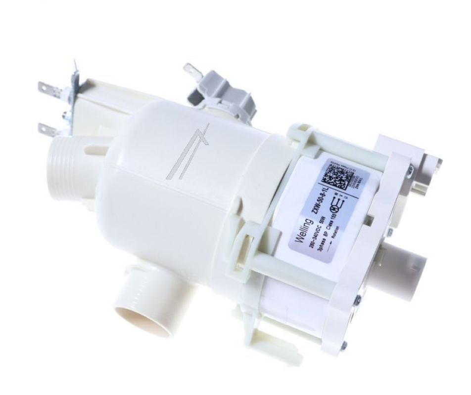 Midea ZXW-50-8-1L Umwälzpumpe mit integrierter Heizung, Originalteil, technische Ansicht, sichtbarer Pumpenkörper und Heizkomponenten