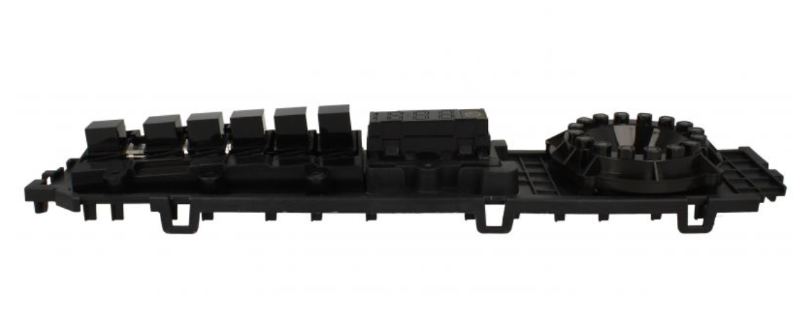 Vestel Waschmaschinen Tastensatz mit schwarzer PCB-Abdeckung, geeignet für T120-BLACK Modell, Ersatzteil mit Artikelnummer 42236655