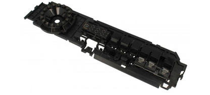 Vestel Waschmaschinen-Tastensatz mit schwarzem PCB-Deckel und Tasten, kompatibel mit T120-BLACK-Modellen.