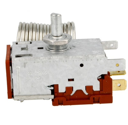 Vestel Thermostat KDF29N6 in weiß mit digitalem Display und Bedienelementen, für Heizungs- und Klimaanlagen.